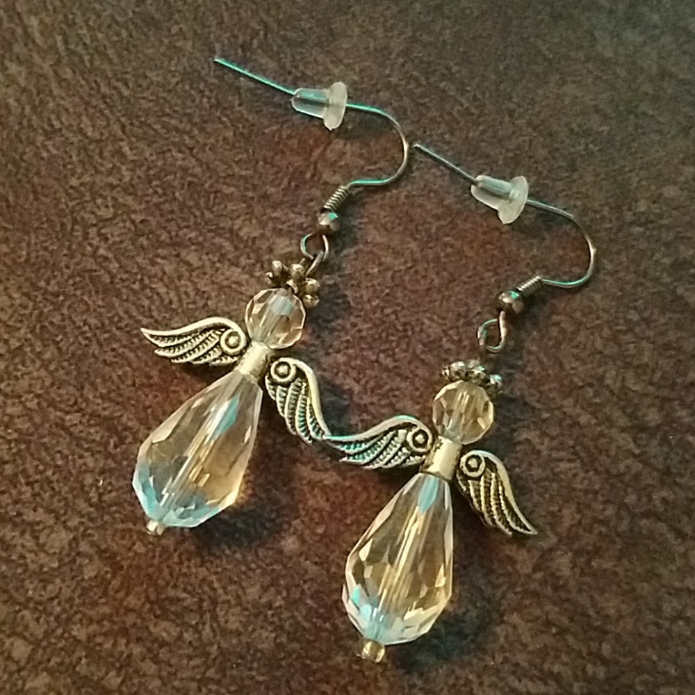 Angel earrings